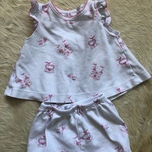 Kissy Kissy Princess Castle Shorts Set!